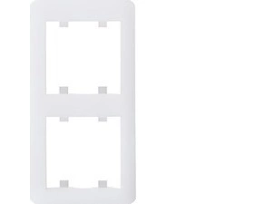 Rámeček dvojnásobný HAGER LUMINA WL5220, bílá