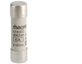 HAG LF406G Pojistka válcová, velikost 14x51, 6A gG, 690V AC