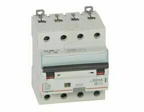 Chránič kombinovaný LEGRAND 411208 DX3 KOMB. 4P C32 300MA AC 6KA