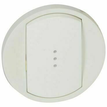 Kryt spínače podsvětlený LEG 068003 Céliane bílá