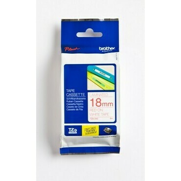 BROTHER  Páska 18  TZe-242 bílá/červená