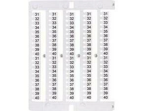 ETI 003903100 Označovací lišta, ES-NU0851540