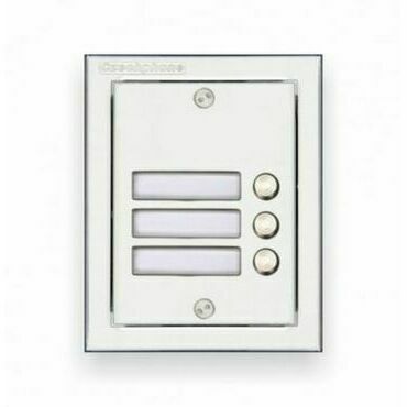 Tablo zvonkové CZECHPHONE 4004000149, TT-D-LN 3E+RZ0, 3 jmenovky