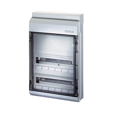 HEN KV 9350 Jističová skříň 2x 18 modulů + 18 mod. prostor pro přístroje bez obsluhy, bez svorkovnic