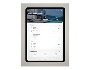 Držák na tablet SIMON GO GFC1G10/111, nástěnný uzavřený, Apple iPad 10,9” 10. gen., bílá mat