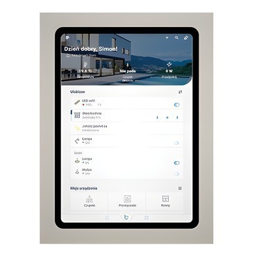 Držák na tablet SIMON GO GFC1G10/111, nástěnný uzavřený, Apple iPad 10,9” 10. gen., bílá mat