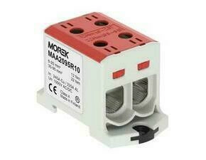 MOREK MAA2095R10 Univerzální řadová svorka OTL 95-2xAl/Cu 6-95mm2 1000V červená