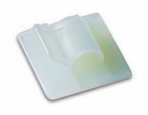 CIMCO 181381 Příchytka vázací pásky bílá 19 x 19 mm (100 ks)