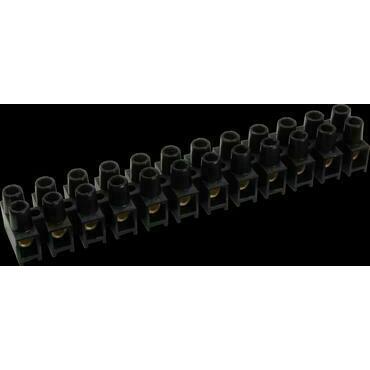 SEZ 6336-15 Přístrojová svorkovnice 1,5 mm2, černá, 12 pólů