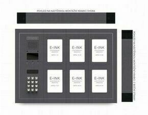 CZPHONE 4004091034 S elektronickým papírem (E-INK) FlatLine: ANTRACIT - DUO Standard: klávesnice až