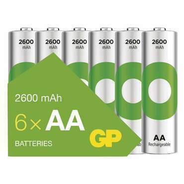 Baterie nabíjecí GP ReCyko B2527V 2600 AA (HR6) 6PP