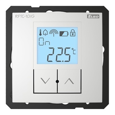 ELKO RFTC-10/G/AL RFTC-10/G_hliník Systémový regulátor teploty (polosestava - hliník) RP 0,02kč/ks