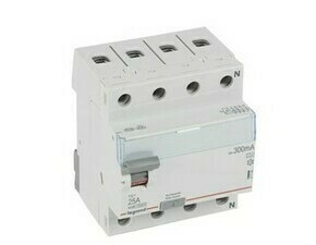 Chránič čtyřpolový LEGRAND 411784 TX3 CHRÁN. 4P 25A 300MA A