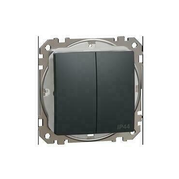 SCHN SDD214105 Sedna D/E - Přepínač sériový řazení 5 IP44, Antracit