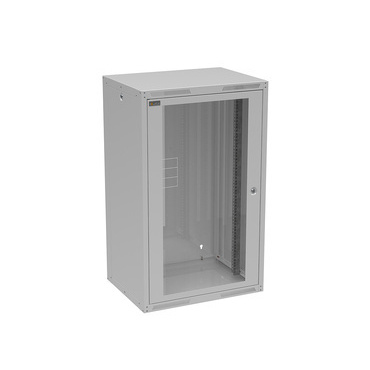 Rozvaděč nástěnný SOLARIX GrandND-20U-645-11-G, 19", 20U, RAL 7035, 600x450 mm, skleněné dveře