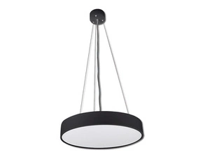 LED svítidlo závěsné MC LED závěsné svítidlo Nova R 400 UGR, 40W, 4000K, černá barva svítidla