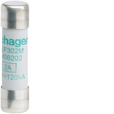 HAG LF302M Pojistka válcová, velikost 10x38, 2A aM, 500V AC