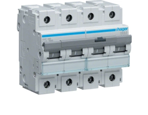 Jistič čtyřpolový HAGER HMC490 4-pól. 100 A, char. C, 15 kA