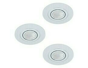 Svítidlo zapuštěné EGLO SET 3XEINBAUSPOT O100 ALU-GEB.AREITIO