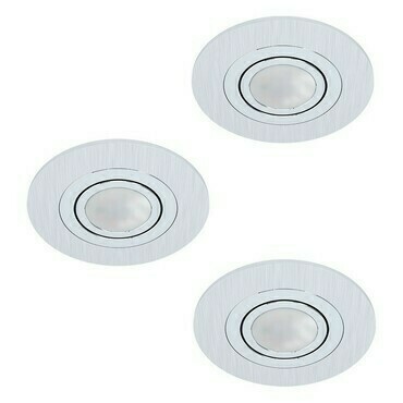 Svítidlo zapuštěné EGLO SET 3XEINBAUSPOT O100 ALU-GEB.AREITIO