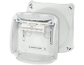 HEN DK 0604 GZ Krabcová rozvodka pro vnitřní a venkovní chráněné instalace IP 66, se svorkovnicí do