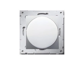 Signalizátor světelný LED SIMON 54 DSS1.01/43, (přístroj s krytem), bílé světlo, stříbrná metalizov