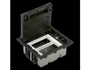 SIMON 52050002-038 Podlahová krabice SF obdélníkový 4×K45 2×S500 70mm105mm grafitově-šedá