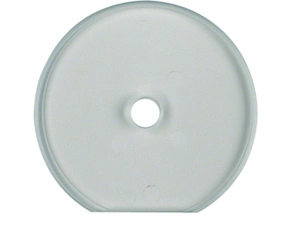 HAG 1094 Deska krycí skleněná (zakončovací díl), Serie Glas, čirá