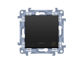SIMON CD1L.01/49 Ovládač zapínací ZVONEK, s orientačním LED podsvětlením, řazení 1/0 So, (strojek s