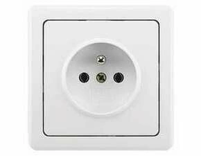 ABB 5518G-02349 B1W Zásuvka jednonásobná chráněná, 16A, 250 Vstř. 99-Blistry