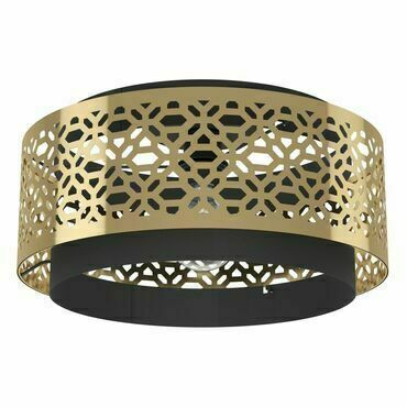 Svítidlo stropní EGLO DL 1 E27 SCHWARZ MESSING SANDBACH