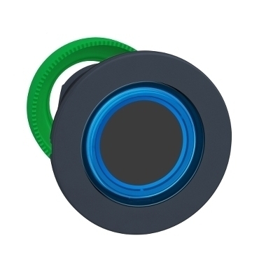 SCHN ZB5FW963 Zapuštěné provedení, Ovl. hlavice stiskací prosvětlená, kroužkem, pro integrovanou LED