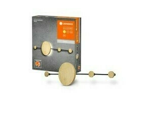 LED svítidlo dekorativní LEDVANCE DECOR PERCHERO WOOD 800 830 BK WD  LEDV