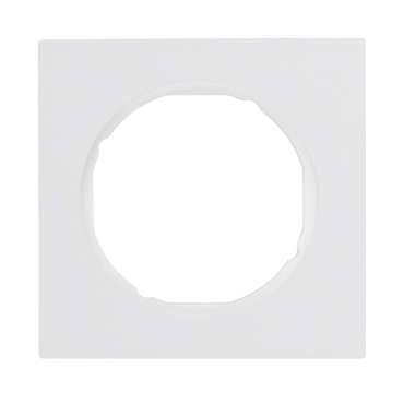 HAG 10112289 Rámeček 1-násobný, Berker R.3, bílá, lesk
