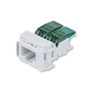 Zásuvka RJ 45-8 ABB R302518, šedá, Cat. 5e nestíněná (R&De Masssari) - do nosné masky