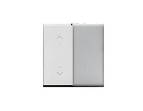 Kryt SIMON 55 TKE21/114, pro elektronické spínače a ovladače, 1/2násobný, světle šedá matná