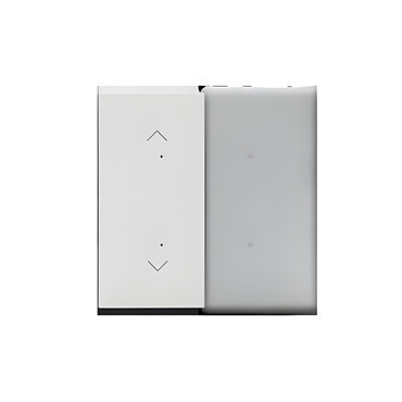 Kryt SIMON 55 TKE21/114, pro elektronické spínače a ovladače, 1/2násobný, světle šedá matná