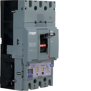 HAG HEW250JR Kompaktní jistič h3+ P630 LSI 70 kA, 3-pólový, In 250 A