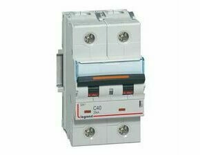 Jistič dvoupolový LEGRAND 409772 DX3 2P C40 25KA