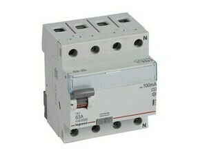 Chránič čtyřpolový LEGRAND 411776 TX3 CHRÁN. 4P 63A 100MA A