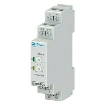 OEZ:45599 MMR-P25-001-A230 Monitorovací relé proudu rozsah nastavení proudu 2,5 ÷ 25 A, nastavitelná