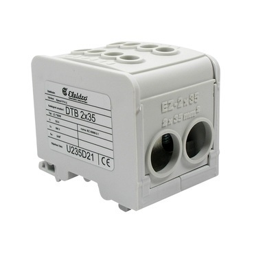 BEČOV U235D21 Distribuční blok DTB 2×35 šedý