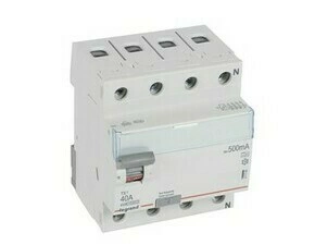 Chránič čtyřpolový LEGRAND 411795 TX3 CHRÁN. 4P 40A 500MA A
