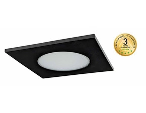 Svítidlo LED vestavné GREENLUX LED BONO-S černá 8W, teplá bílá, černá