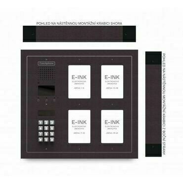 CZPHONE 4004091030 S elektronickým papírem (E-INK) FlatLine: MĚDĚNÁ - DUO Standard: klávesnice až 64