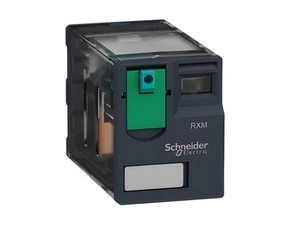 SCHN RXM2AB1BD Miniaturní 2P, 12 A, 24 V DC bez LED (obj.množství 10 ks)