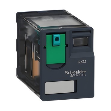 SCHN RXM2AB1BD Miniaturní 2P, 12 A, 24 V DC bez LED (obj.množství 10 ks)
