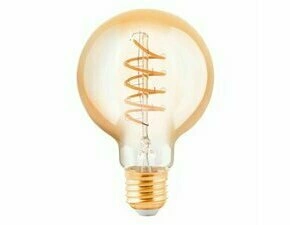 LED žárovka EGLO LM-E27-LED G80 4W 2000K AMBER 1STK