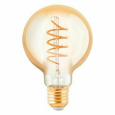 LED žárovka EGLO LM-E27-LED G80 4W 2000K AMBER 1STK