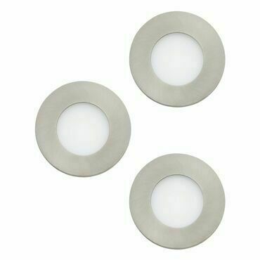 Svítidlo zapuštěné EGLO SET 3XEINBAUSP.O85 NICKEL-M.3000KFUEVA